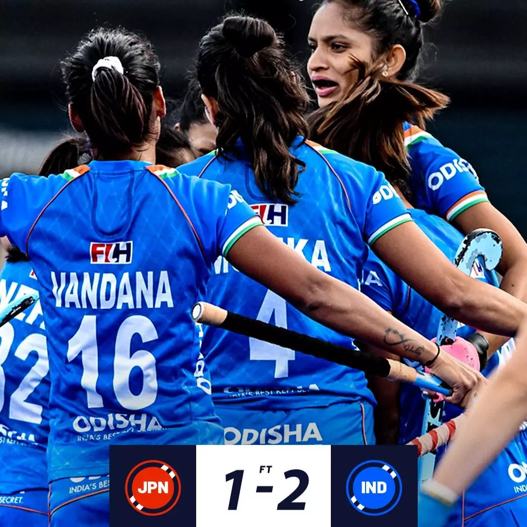 FIH Hockey Womens Nations Cup: India Seals Semi-Finals Spot By Defeating Japan 2-1