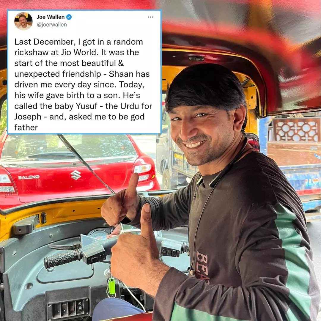 Friend Turned Family: Know How This UK-Based Journalist Became Godfather To UP-Based Auto Drivers Newborn