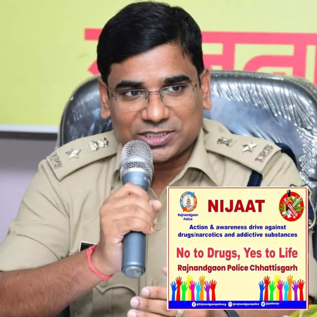 Chattisgarh Polices Campaign For Drug-Free Society Receives International Recognition, Know More