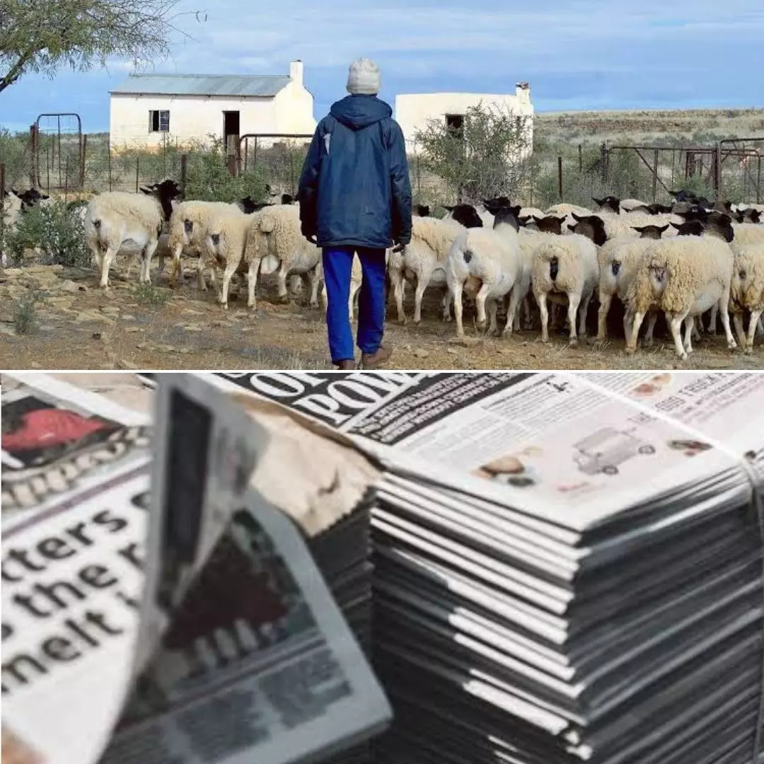 Connecting Communities: This 90-Year-Old Journalist Hand-Delivers Newspapers In Remote Desert Of South Africa