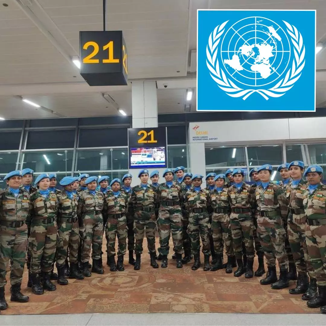 Women Peacekeepers Make History! Largest Single Unit From India Deployed To Sudan Border For UN Mission