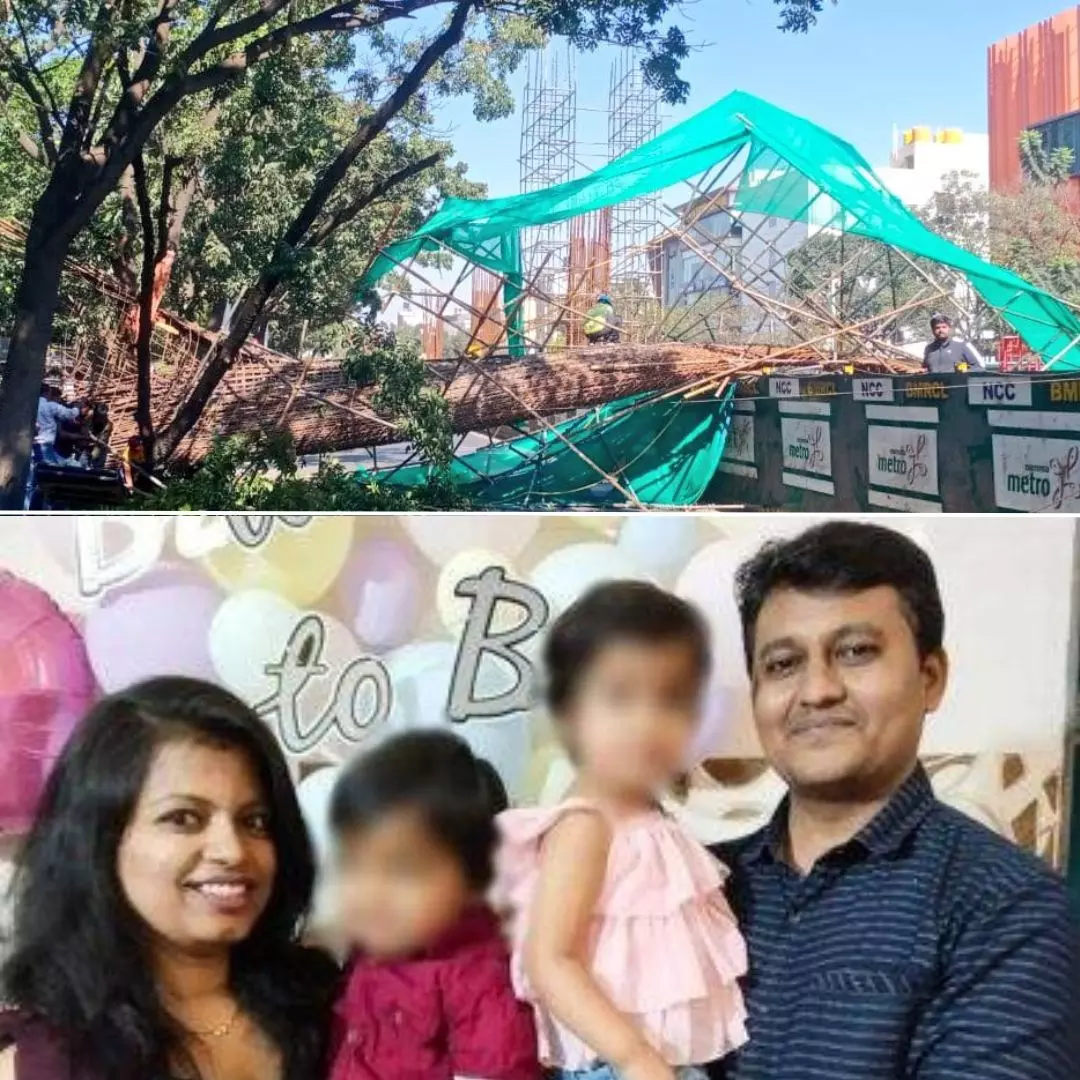 Bangalore Pillar Collapse: Under-Construction Metro Project Claims Two Lives; Public Blame Govt For Lack Of Safety Protocols