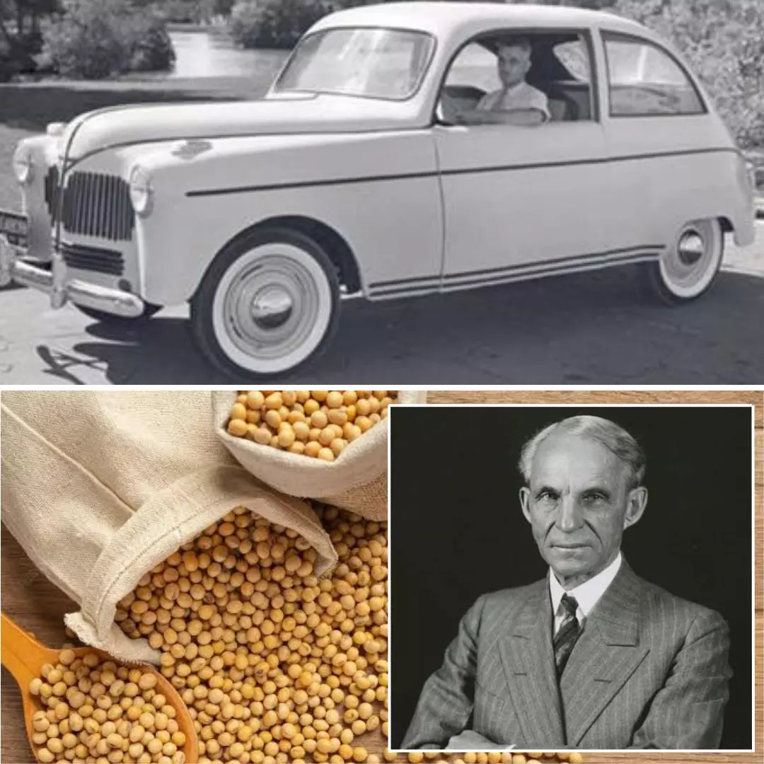 Growing Cars From Soil! Looking Back At Henry Fords Visionary Soybean Car As Solution To Greener Industry