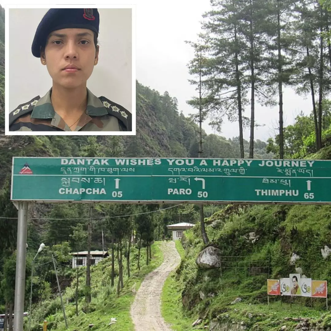 In A Historic Feat, Captain Surbhi Jakhmola Becomes First Woman Officer Assigned To Foreign Assignment At BRO