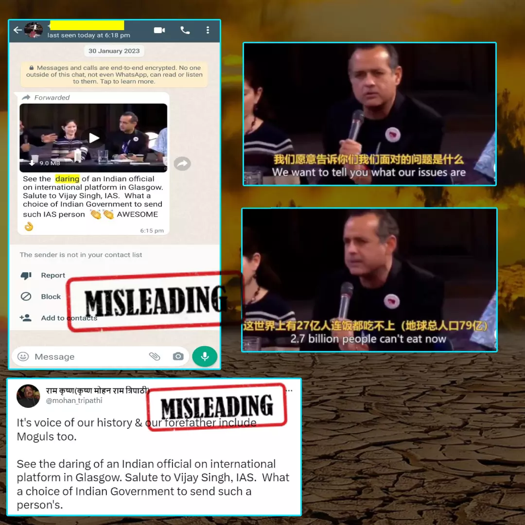 Does This Viral Video Show An IAS Officer Criticising West On Climate Change? No, Old Video Viral With Misleading Claim
