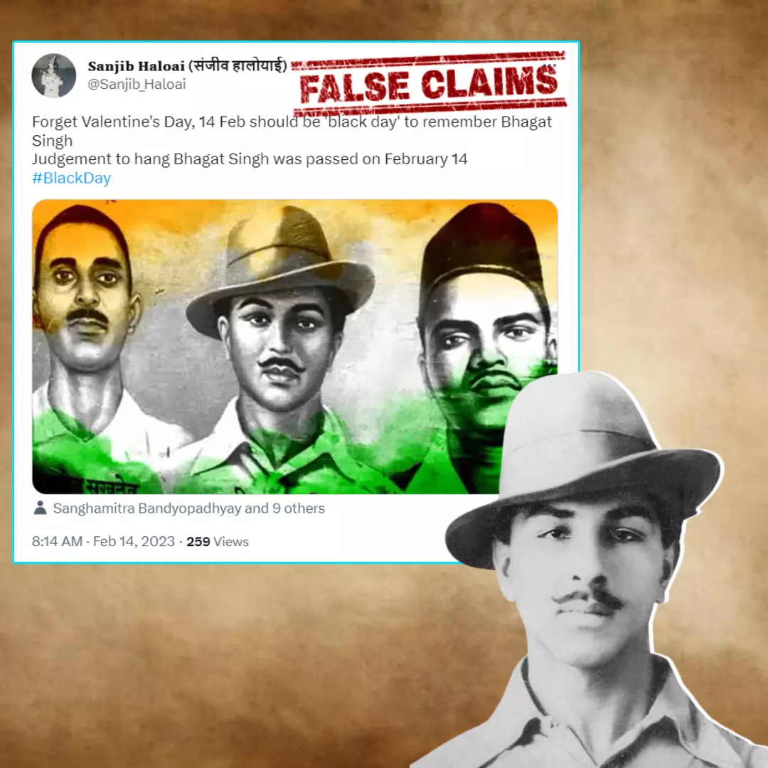 No, Bhagat Singh Was Not Executed On February 14, 1931: Viral Image Shared With False Claim