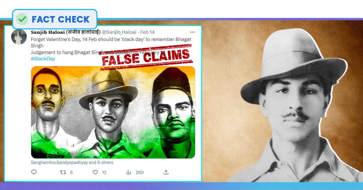 No, Bhagat Singh Was Not Executed On February 14, 1931: Viral Image Shared  With False Claim