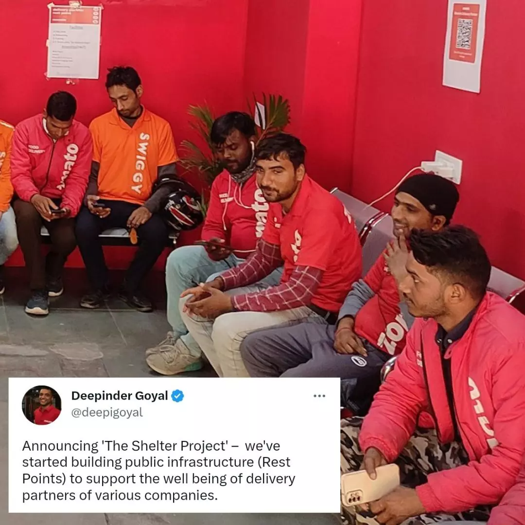 Rest Between Rides! Zomato Launches Shelter Points For Delivery Agents, Know More