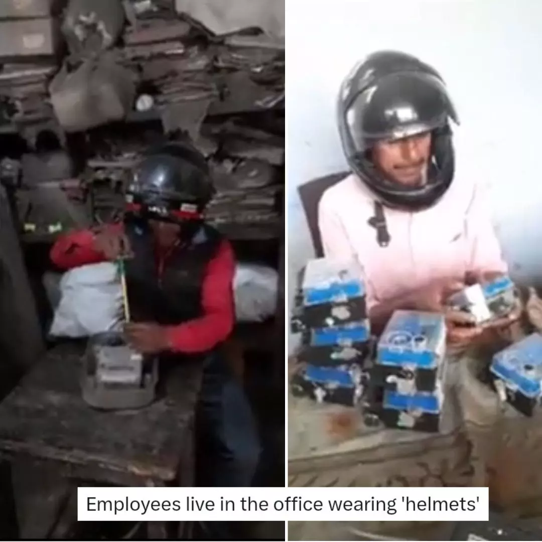 Heres Why Employees Of This State Power Department Wear Helmets To Work