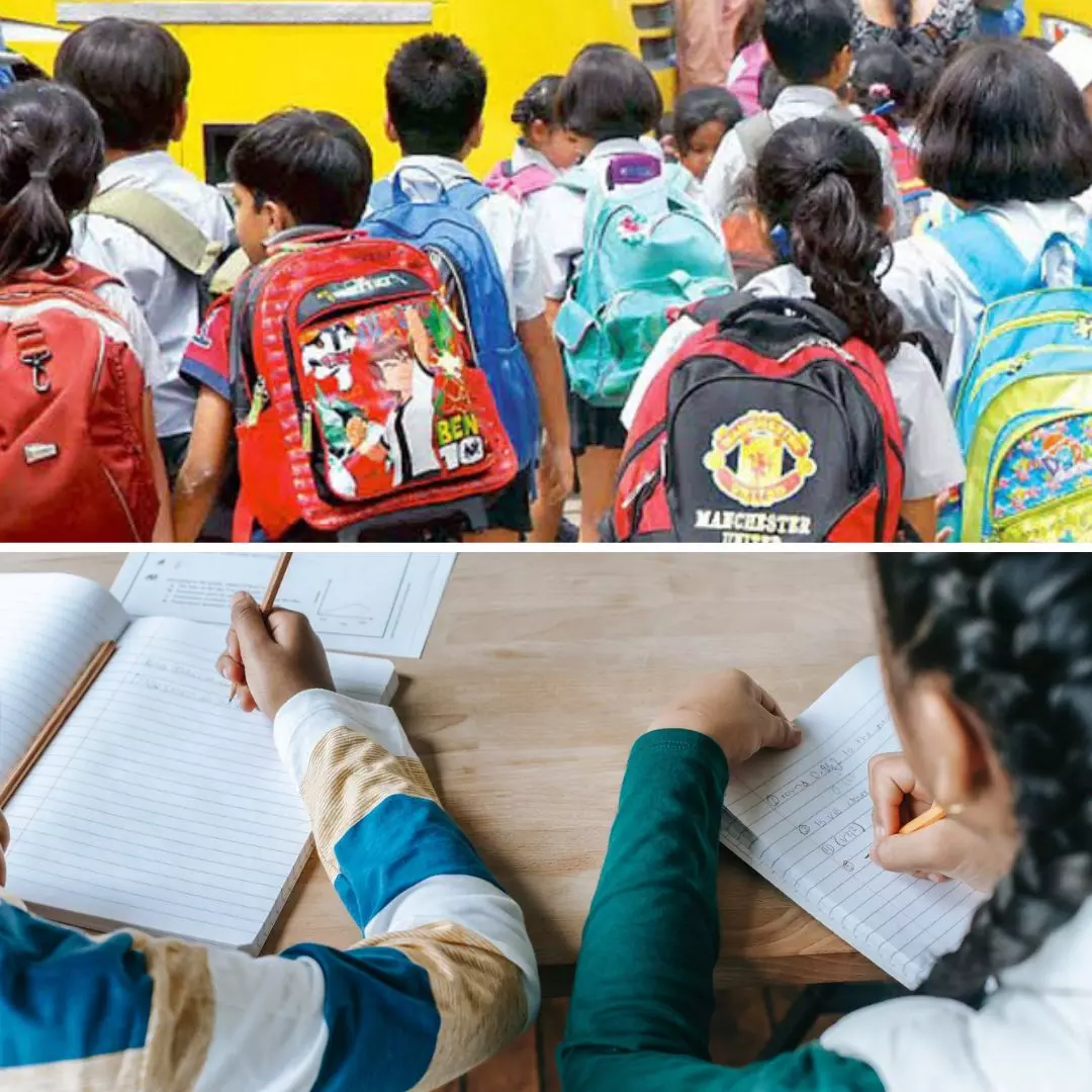 Maharashtra Govt To Introduce Textbooks With Notebook Pages To Reduce Weight Of School Bags
