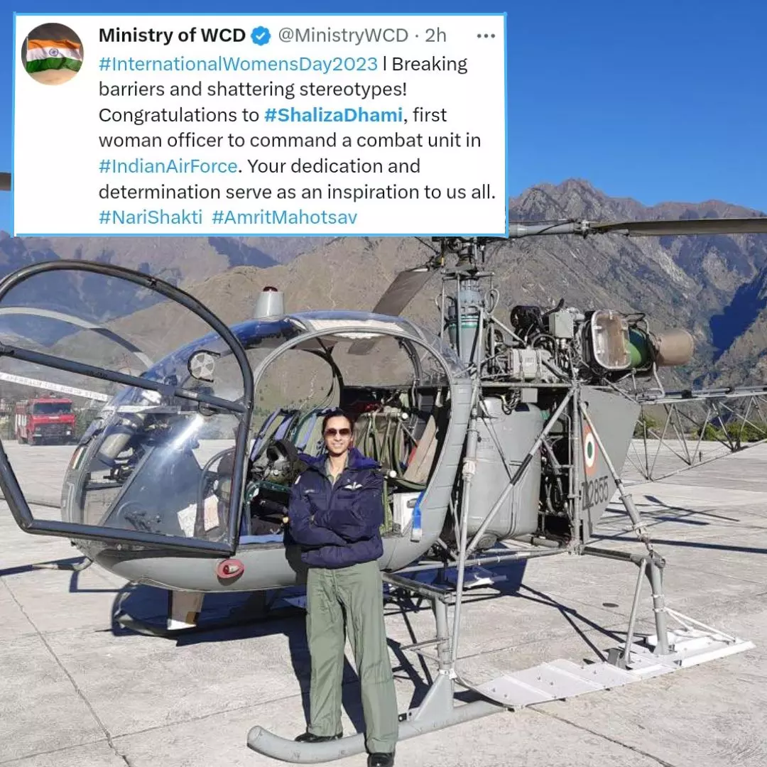 Meet Captain Shaliza Dhami, First Woman In Indian Air Force To Command Combat Unit