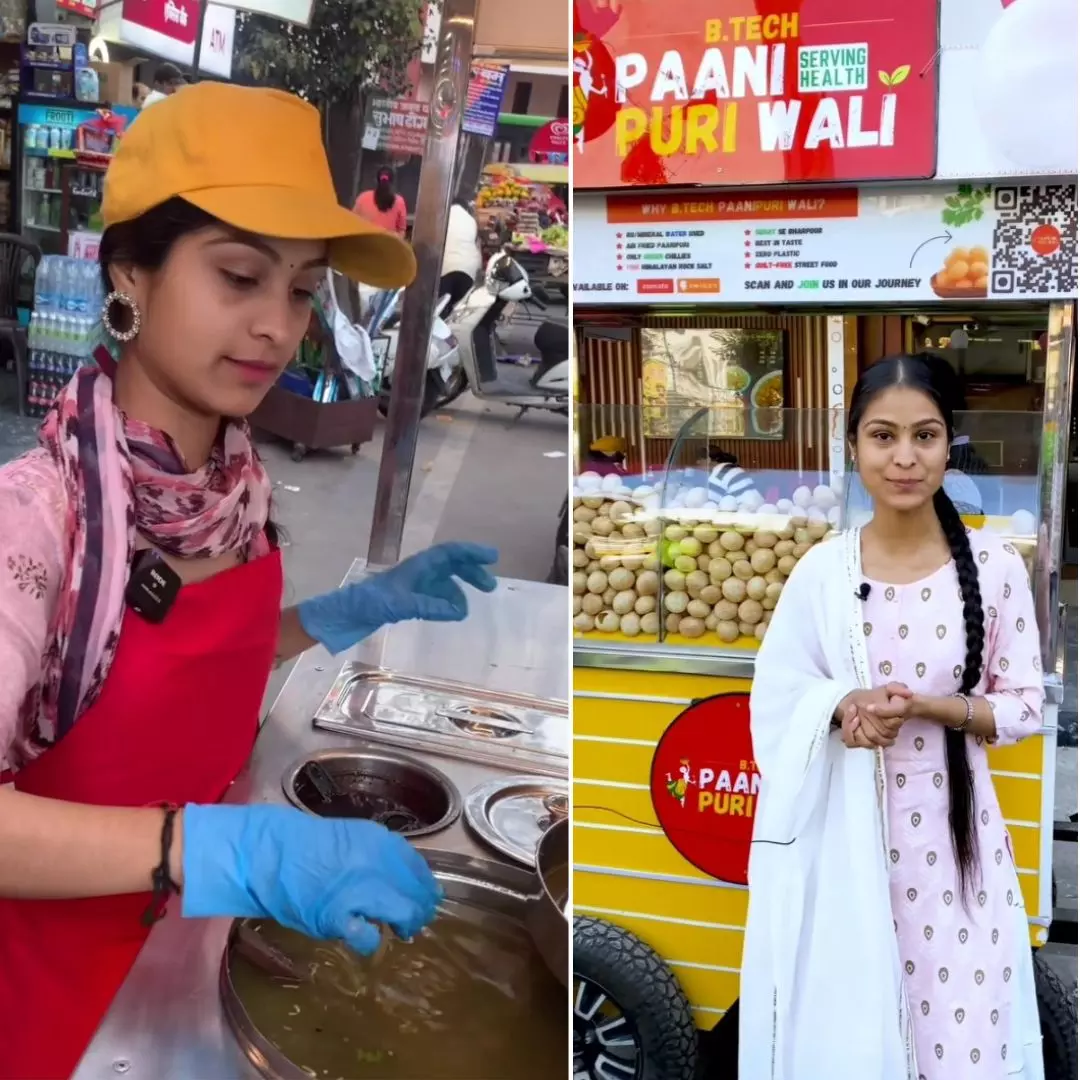 BTech Pani Puri Wali : This 21-Yr-Old Entrepreneur Is Making Indian Street Food Healthy & Hygienic