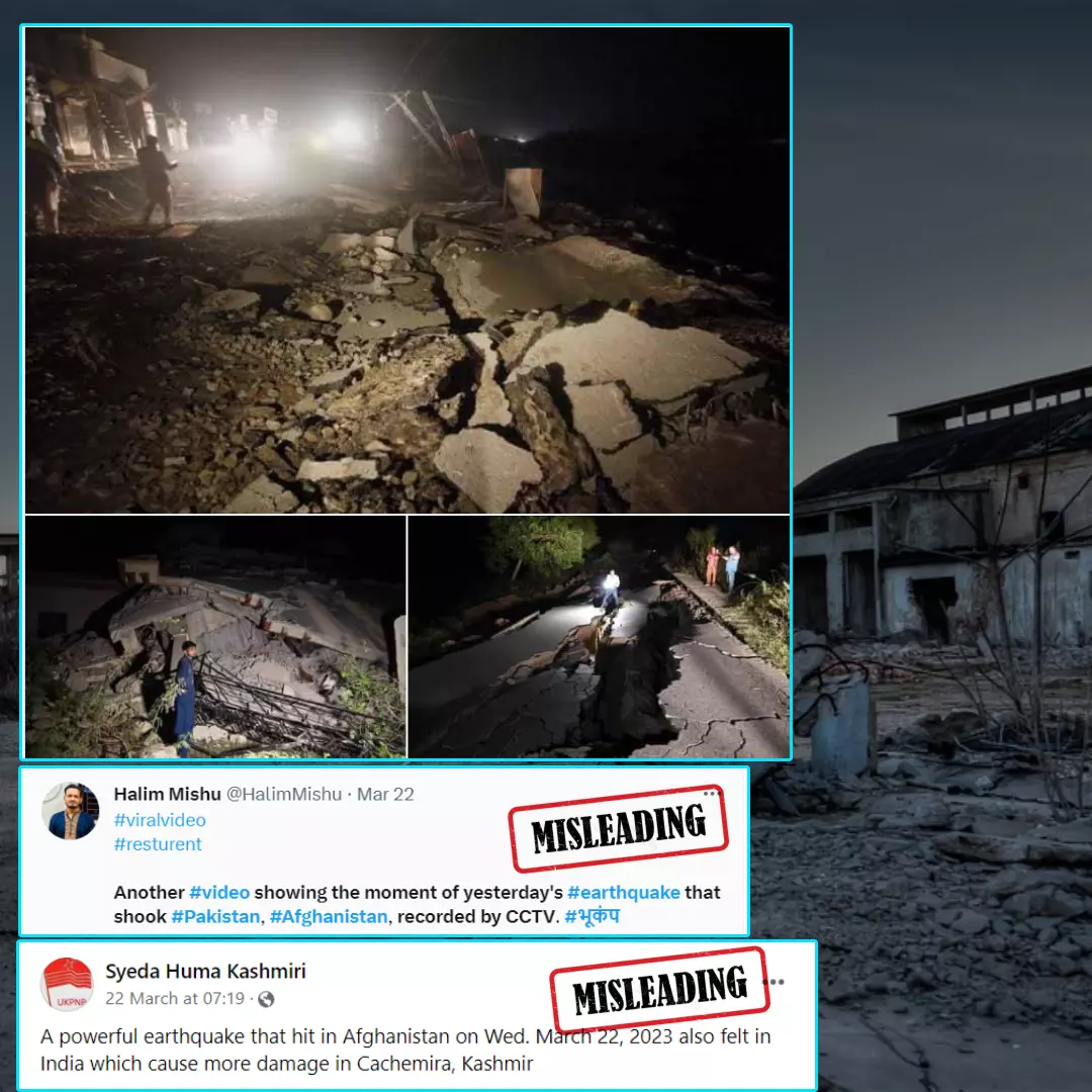 Do These Viral Visuals Show The Aftermath Of An Earthquake In Afghanistan? No, Viral Visuals Are Circulated With False Claims