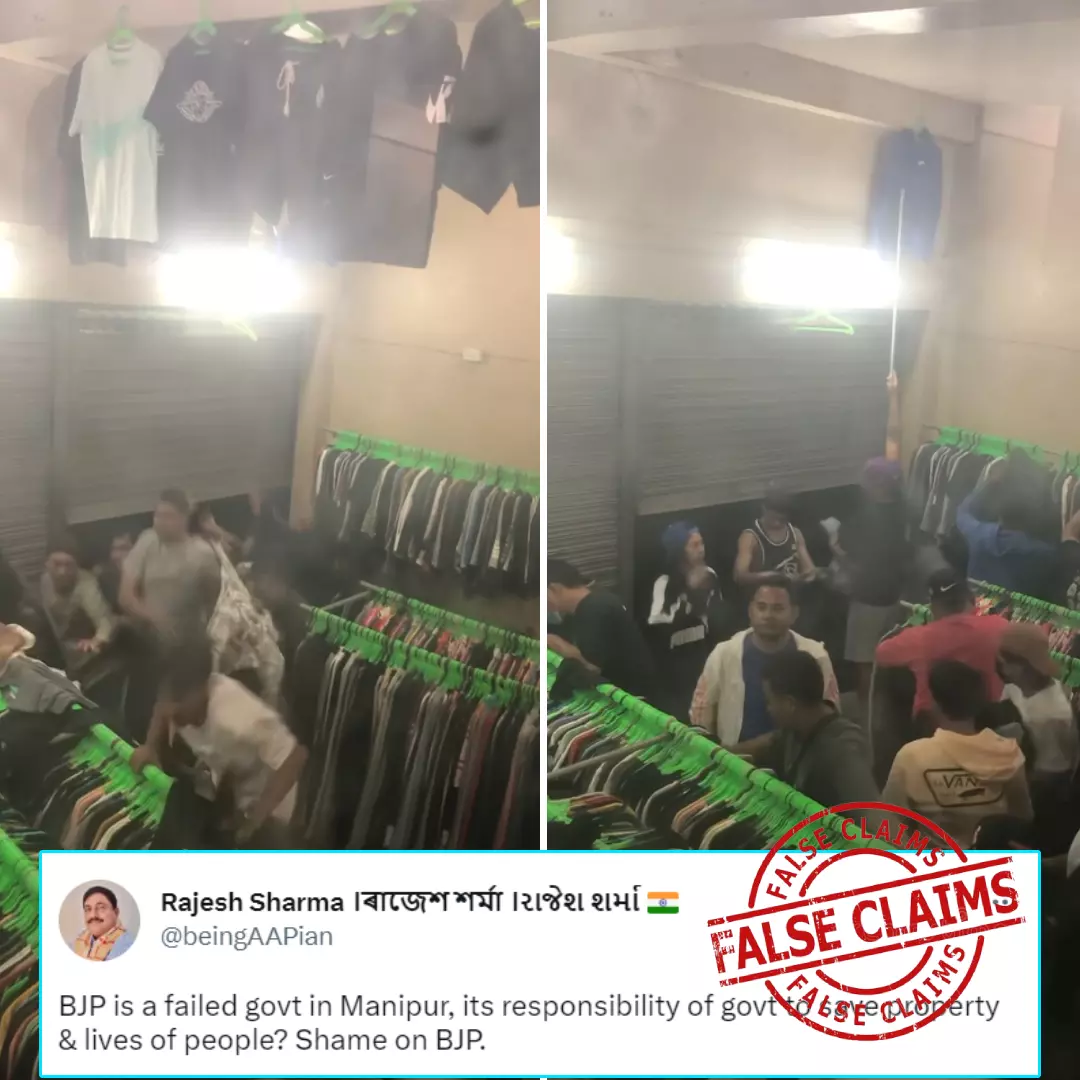Does This Video Show Looting In Manipur Stores Following Violence? No, Viral Video Is From Philippines