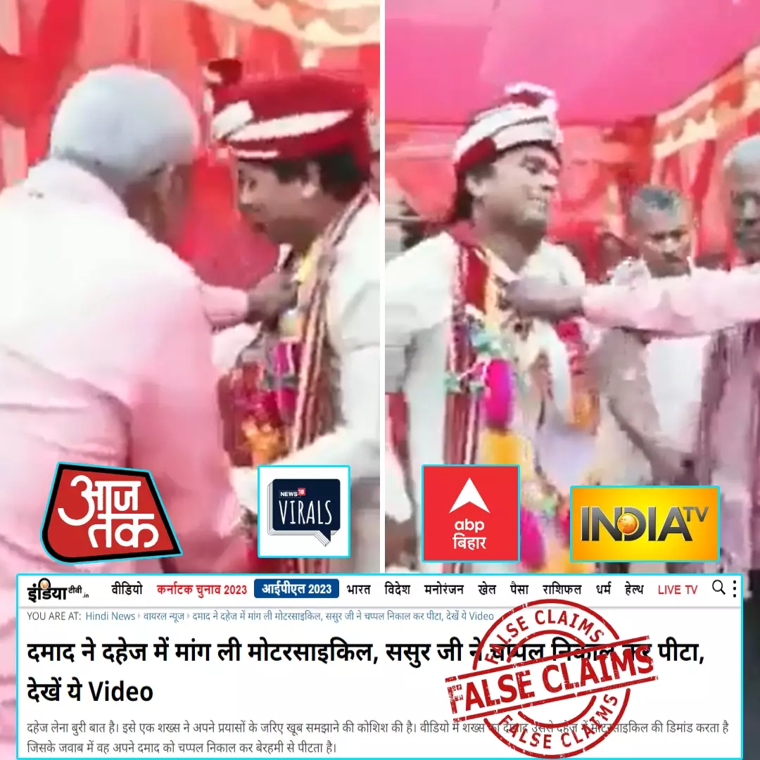 Media Outlets Shared Scripted Video Of Groom Beaten Up For Dowry Demand As Real