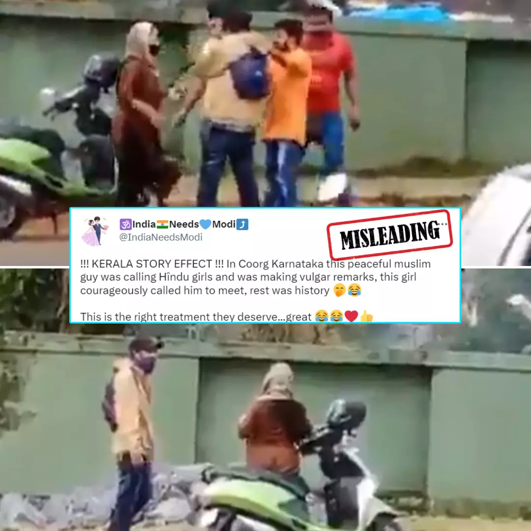 Old Video Of Woman Thrashing A Man For Harassing Her Viral Linking It To The Movie The Kerala Story