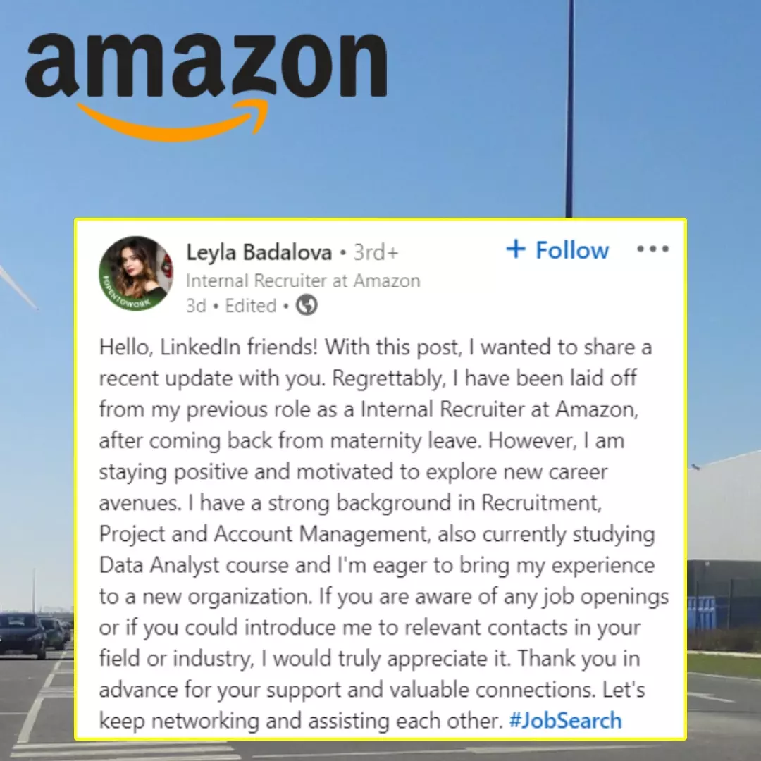 Amazon Employee Sacked After Returning From Maternity Leave, Netizens React
