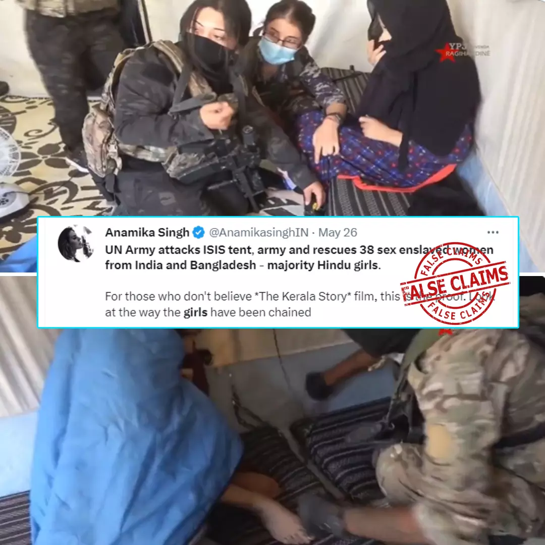 Does This Video Show Hindu Indian And Bangladeshi Women Rescued From ISIS Tents? No, Viral Video Is False