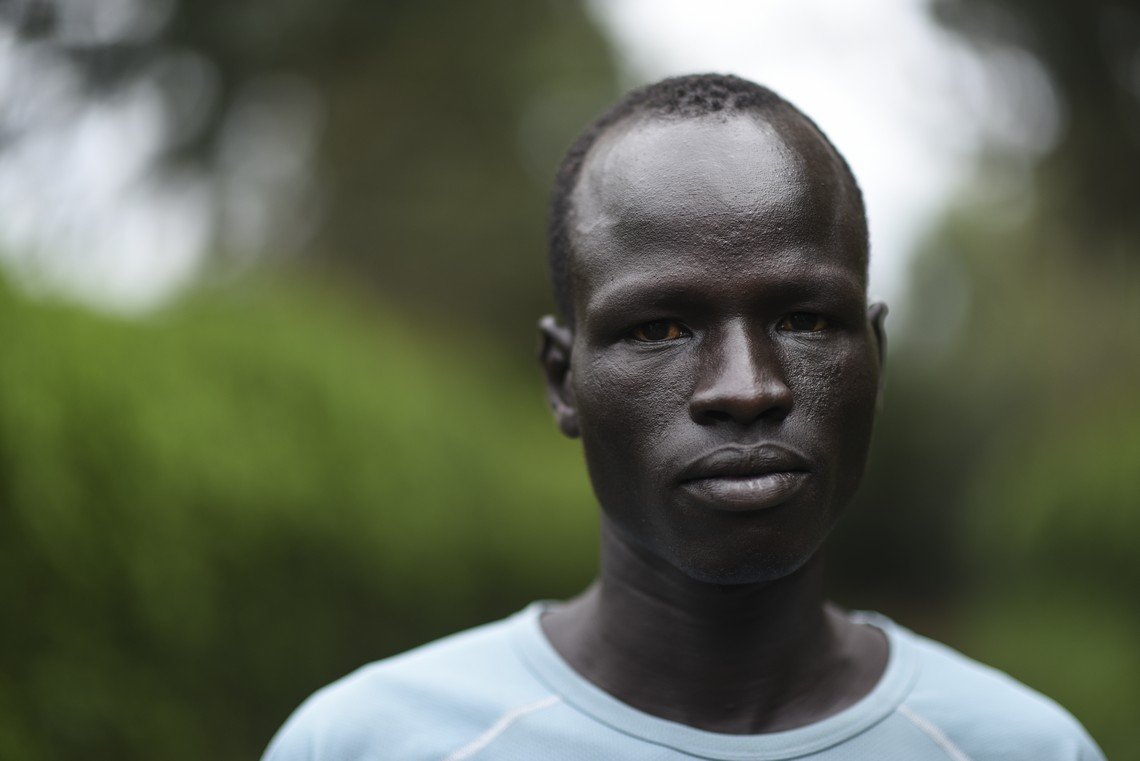 Yiech Pur Biel, 21, refugee from South Sudan runs the 800m. ; Yiech Pur Biel knew early on that if he wanted to make it in life, he would have to do so on his own. Forced to flee the fighting in southern Sudan in 2005, he ended up on his own in a refugee camp in northern Kenya. He started playing football there, but grew frustrated at having to rely so much on his teammates. With running he felt greater control over his own destiny. Most of us face a lot of challenges, says Yiech. In the refugee camp, we have no facilities  even shoes we dont have. There is no gym. Even the weather does not favour training because from morning up to the evening it is so hot and sunny. Yet he stayed motivated. I focused on my country, South Sudan, because we young people are the people who can change it, he says. And secondly, I focused on my parents. I need to change the life they are living. Competing in the 800 metres at Rio, Yiech says, could help him to become an ambassador for refugees everywhere. I can show to my fellow refugees that they have a chance and a hope in life. Through education, but also in running, you can change the world.