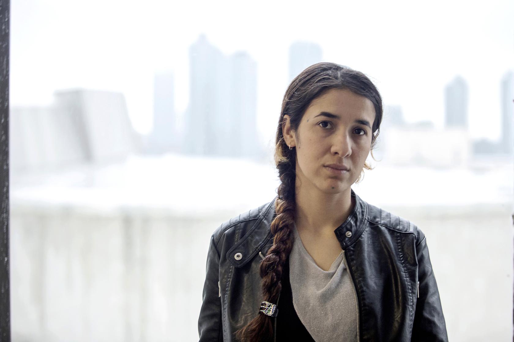 17 December 2015 - Nadia, a young Iraqi Yazidi who was abducted into slavery by members of ISIS, traveled to the US to give interviews and testify at the UN. She is living in Germany. What remains of her family are living in refugee camps.
