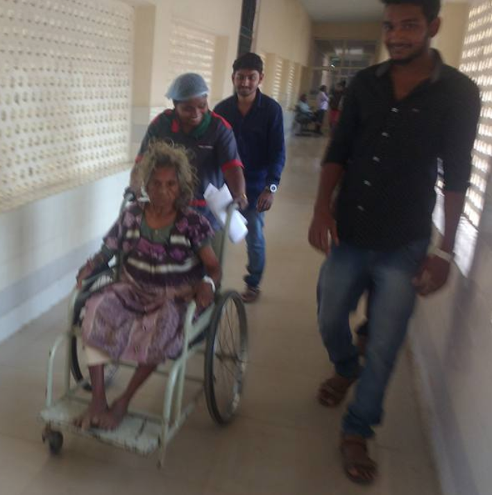 Andhra Pradesh An Old Woman Who Was Starving For 2 Months Rescued By 
