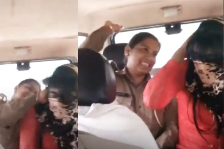 Meerut Cop Beat Woman