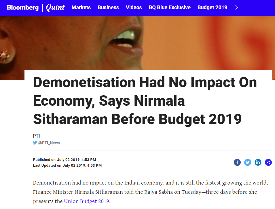 Nirmala Sitharaman Fact Check