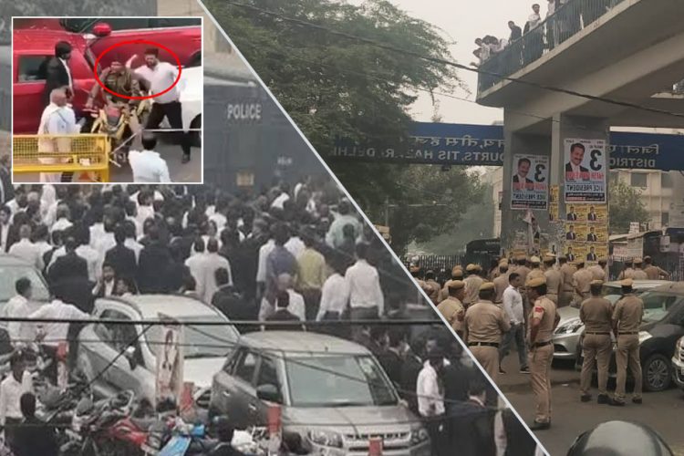 Clash Lawyers Cops Delhi