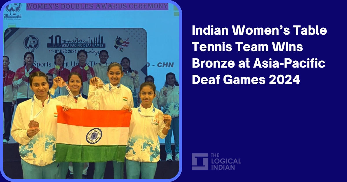 Indian Women's Table Tennis Team Wins Bronze at Asia-Pacific Deaf Games 2024, Showcasing Teamwork and Resilience