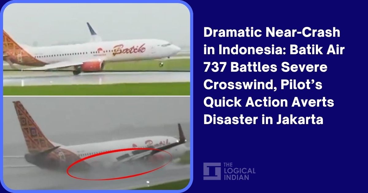 Dramatic Near-Crash in Indonesia: Batik Air 737 Battles Severe Crosswind, Pilot’s Quick Action Averts Disaster in Jakarta