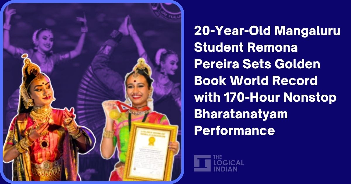 20-Year-Old Mangaluru Student Remona Pereira Sets Golden Book World Record with 170-Hour Nonstop Bharatanatyam Performance