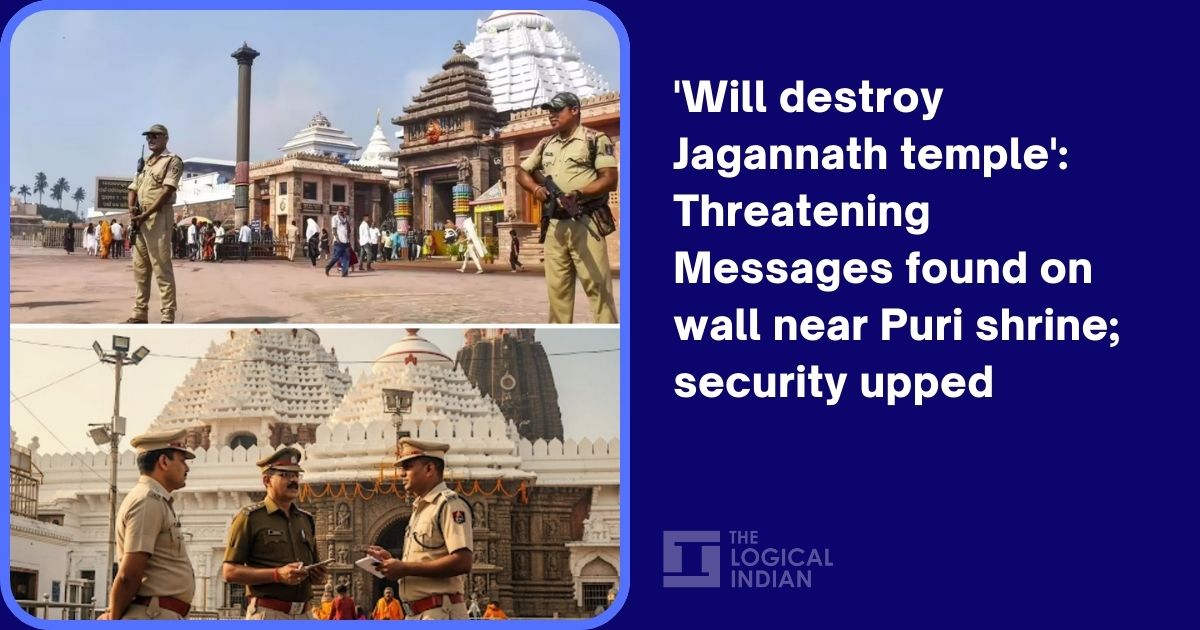 Threats at Jagannath Temple: Graffiti Sparks Security Concerns and Investigation