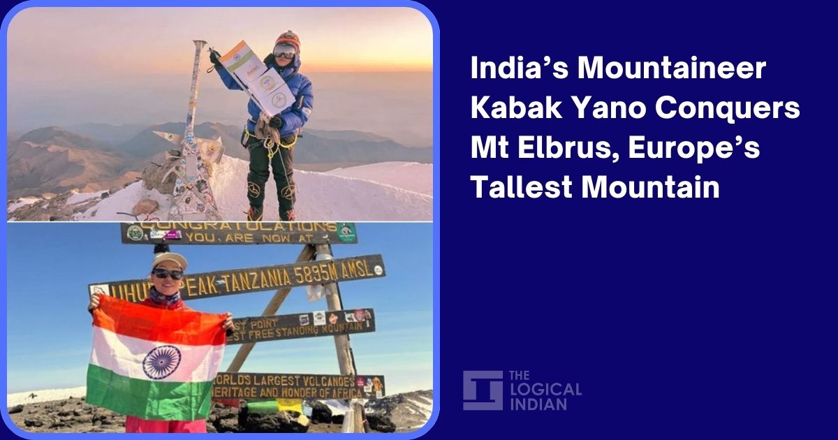 Indian Mountaineer Kabak Yano Climbs Europe's Highest Peak, Mt Elbrus