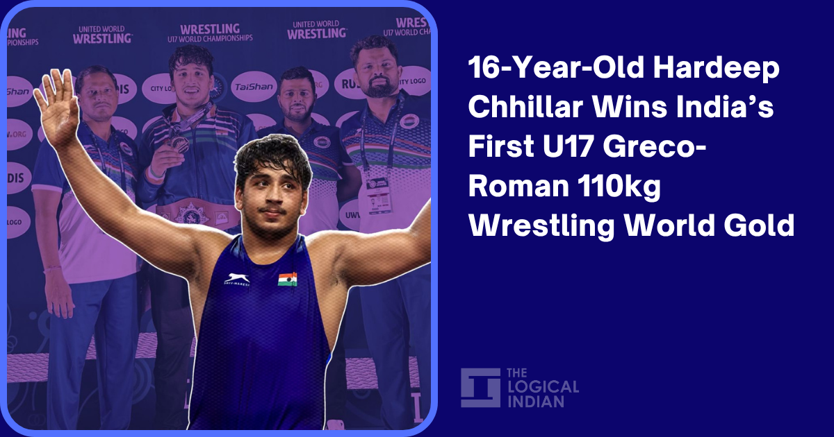 16-Year-Old Hardeep Chhillar Wins India’s First U17 Greco-Roman 110kg Wrestling World Gold