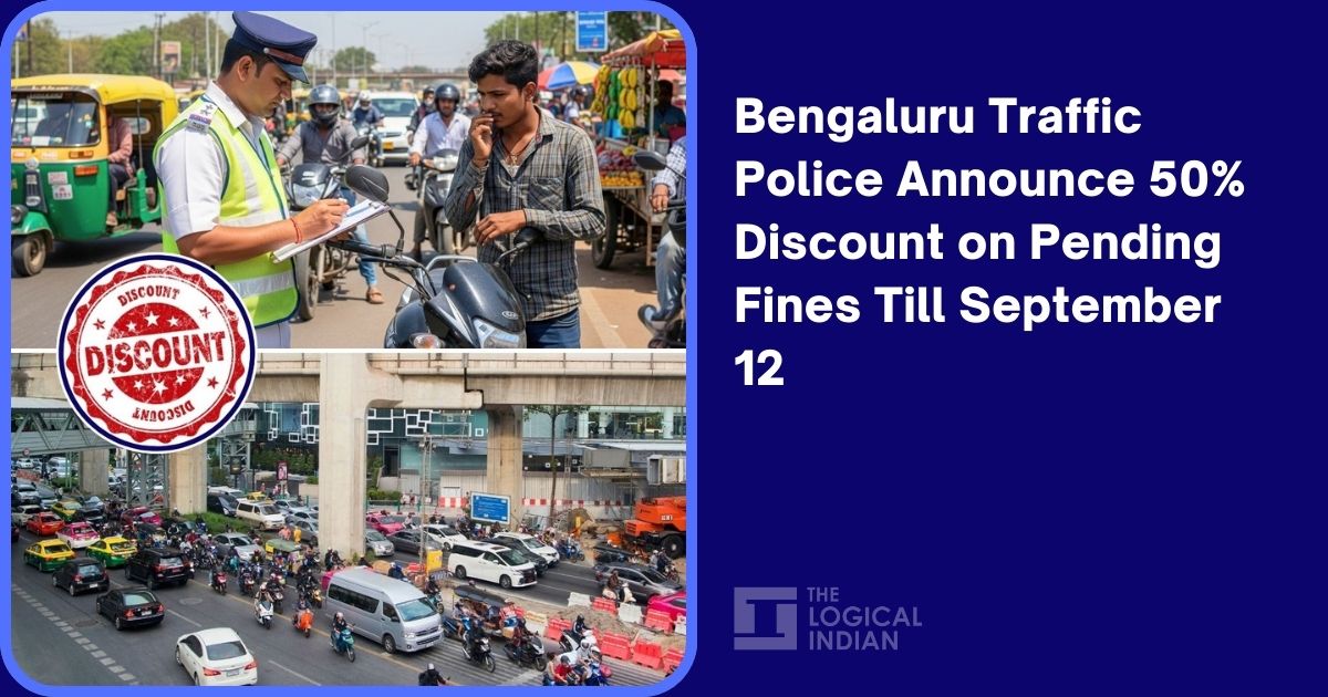 Bengaluru Offers 50% Off Traffic Fines Until September 12