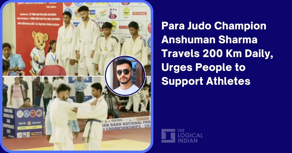Para Judo Champion Anshuman Sharma Travels 200 Km Daily, Urges People to Support Athletes