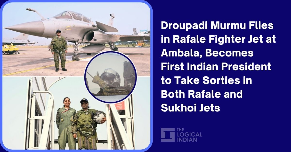 Droupadi Murmu Flies in Rafale Fighter Jet at Ambala, Becomes First ...