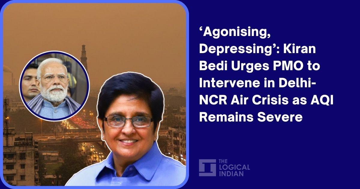 ‘Agonising, Depressing’: Kiran Bedi Urges PMO to Intervene in Delhi-NCR Air Crisis as AQI Remains Severe
