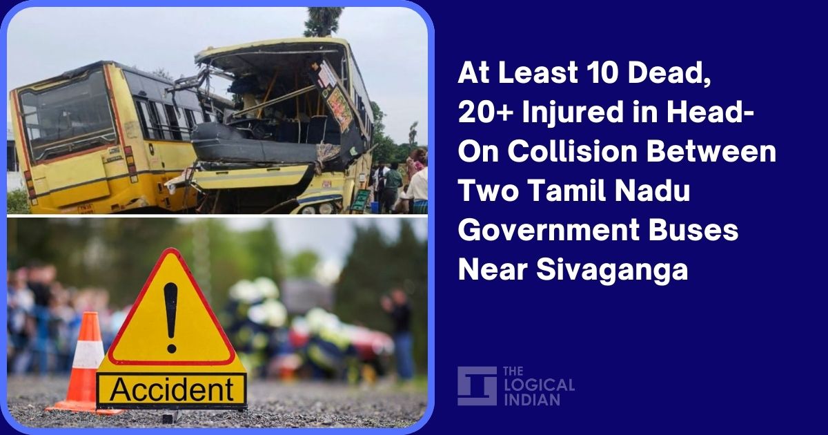 At Least 10 Dead, 20+ Injured in Head-On Collision Between Two Tamil Nadu Government Buses Near Sivaganga