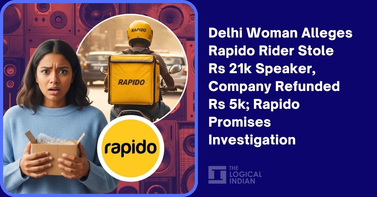 Delhi Woman Alleges Rapido Rider Stole Rs 21k Speaker, Company Refunded ...