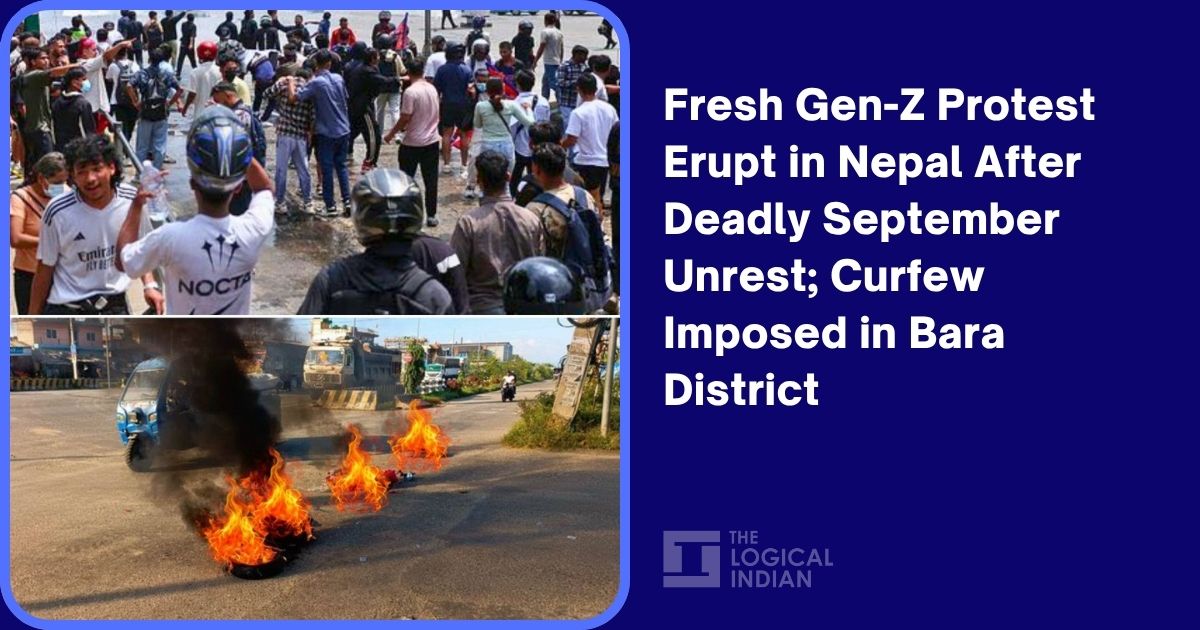 Fresh Gen-Z Protest Erupt in Nepal After Deadly September Unrest; Curfew Imposed in Bara District