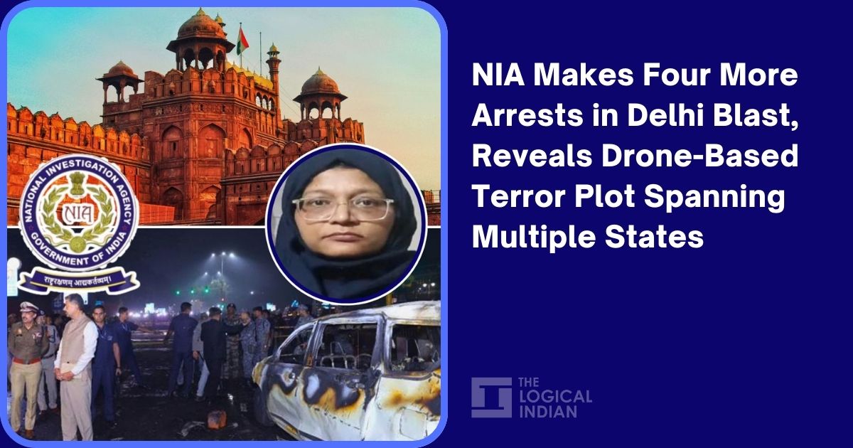 NIA Makes Four More Arrests in Delhi Blast, Reveals Drone-Based Terror Plot Spanning Multiple States