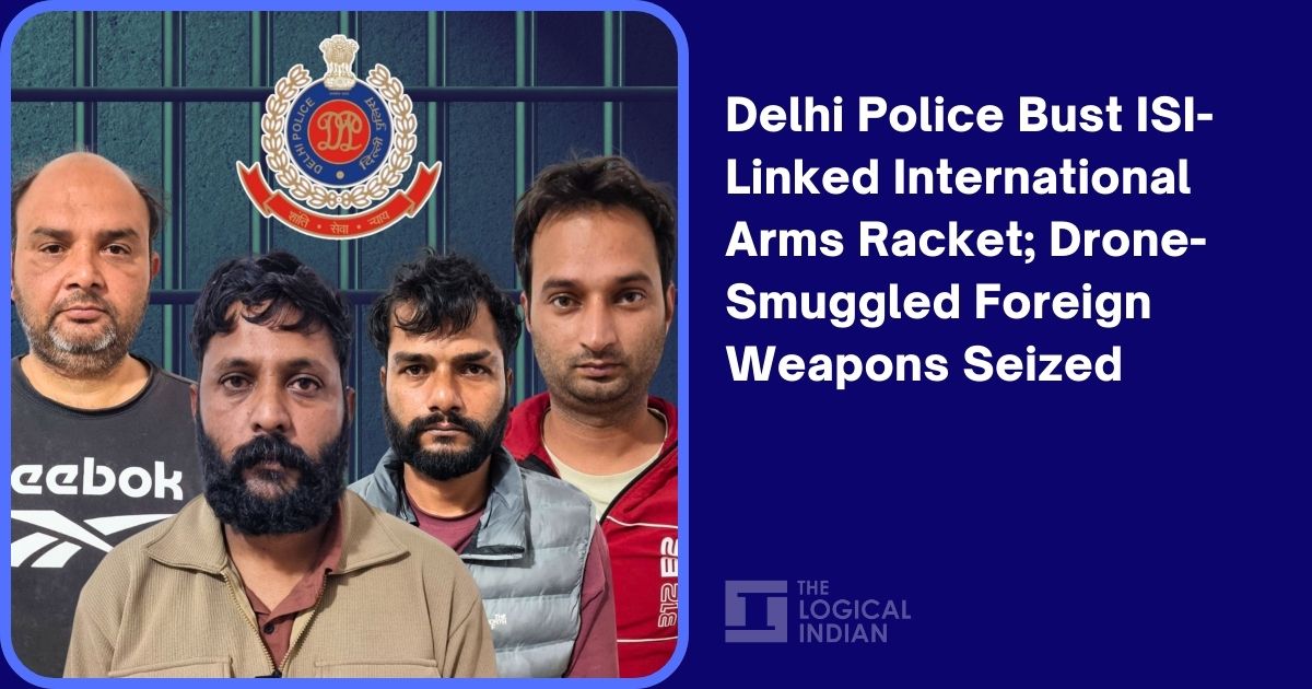Delhi Police Bust ISI-Linked International Arms Racket; Drone-Smuggled Foreign Weapons Seized