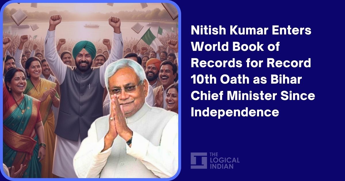 Nitish Kumar Enters World Book of Records for Record 10th Oath as Bihar Chief Minister Since Independence