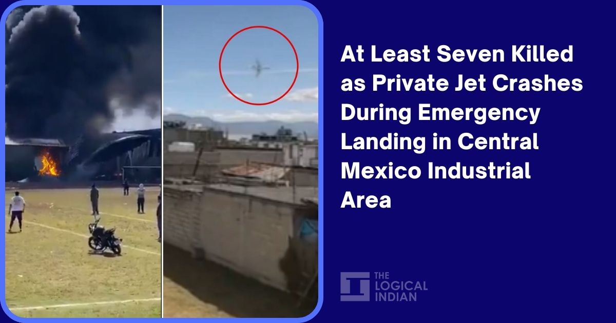 At Least Seven Killed as Private Jet Crashes During Emergency Landing in Central Mexico Industrial Area