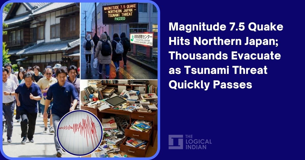 Magnitude 7.5 Quake Hits Northern Japan; Thousands Evacuate as Tsunami Threat Quickly Passes
