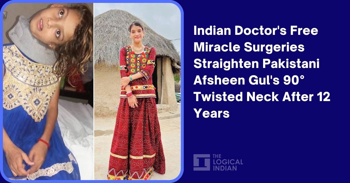 Indian Doctor’s Free Miracle Surgeries Straighten Pakistani Afsheen Gul’s 90° Twisted Neck After 12 Years