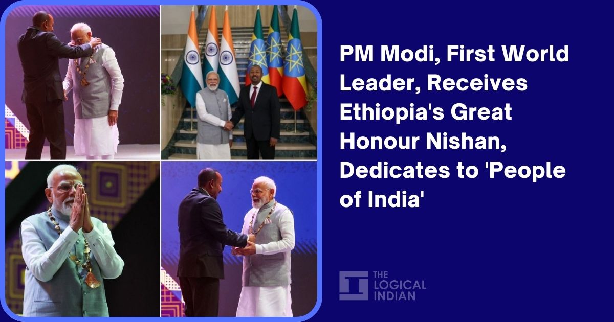 PM Modi, First World Leader, Receives Ethiopia’s Great Honour Nishan, Dedicates to ‘People of India’