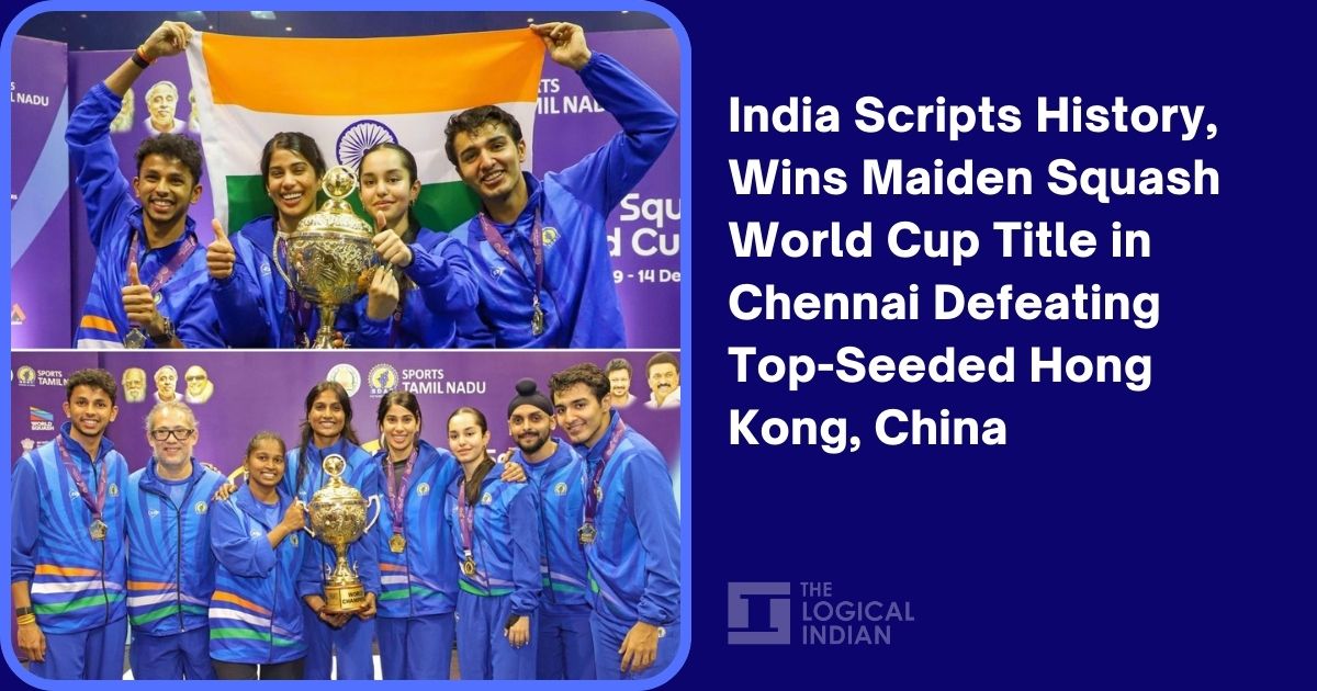 India Scripts History, Wins Maiden Squash World Cup Title in Chennai ...