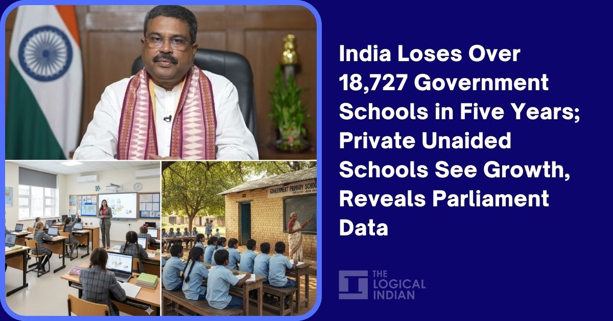 India Loses Over 18,727 Government Schools in Five Years; Private Unaided Schools See Growth, Reveals Parliament Data